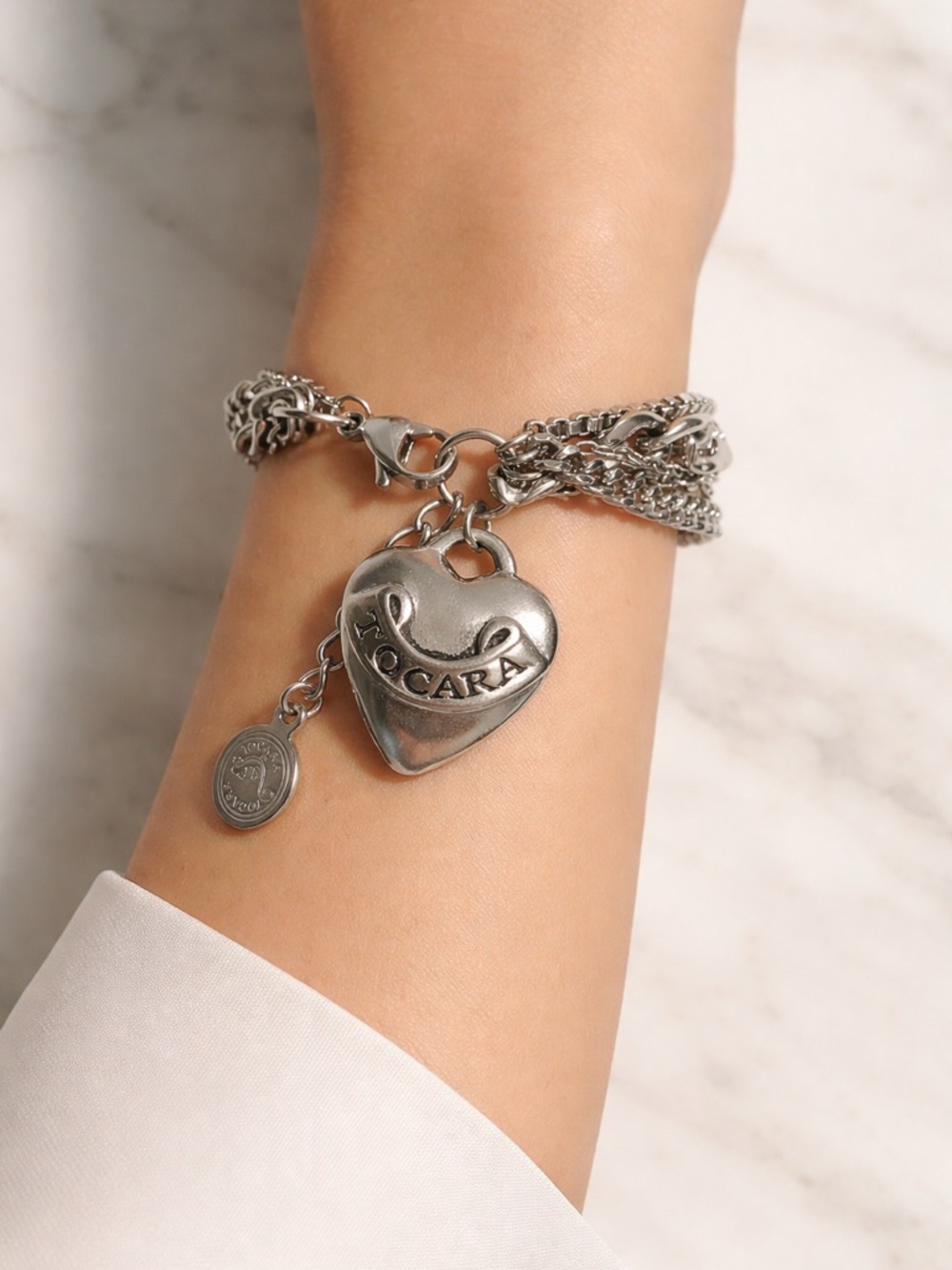 Tocara Heart Charm Bracelet - Women's Multi-Chain Bracelet